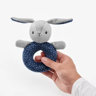 IKEA GULLIGAST Jucarie zornaitoare, gri/albastru