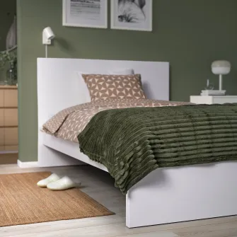 IKEA GULLSTRÅLE Cuvertura, gri-verde, 150x250 cm