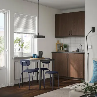 IKEA GULTARP Taburet, albastru inchis/Remmarn albastru inchis
