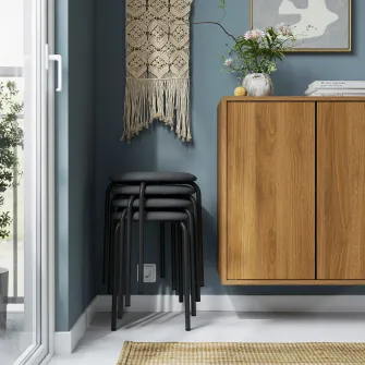 IKEA GULTARP Taburet, antracit/Remmarn antracit