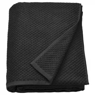 IKEA GULVIAL Prosop baie, negru, 100x150 cm
