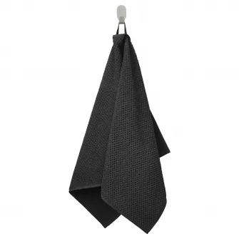 IKEA GULVIAL Prosop maini, negru, 50x100 cm
