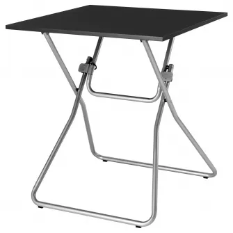 IKEA GUNDE Masa plianta, negru, 67x67 cm