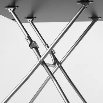 IKEA GUNDE Masa plianta, negru, 67x67 cm