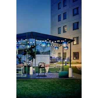 IKEA GUNNÖN Pavilion, gri inchis/gri, 238x233 cm