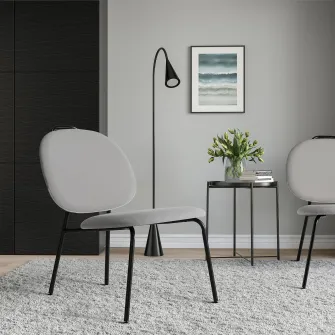 IKEA GÄVLE Fotoliu, Diseröd gri