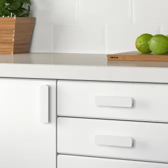 IKEA HACKÅS Maner, alb, 100 mm