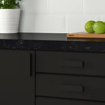 IKEA HACKÅS Maner, antracit, 100 mm
