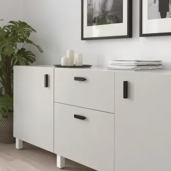 IKEA HACKÅS Maner, antracit, 100 mm