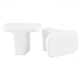 IKEA HACKÅS Maner, alb, 15 mm