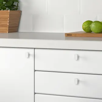 IKEA HACKÅS Maner, alb, 15 mm