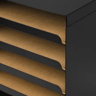 IKEA HARVMATTA Organizator documente, antracit