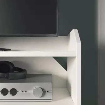 IKEA HAUGA Comoda TV, alb, 206x46x54 cm