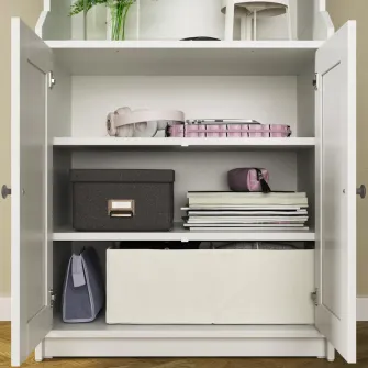 IKEA HAUGA Corp inalt cu 2 usi, alb, 70x199 cm