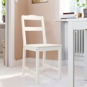 IKEA HAUGA Scaun, alb