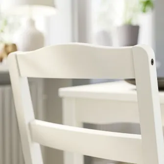 IKEA HAUGA Scaun, alb