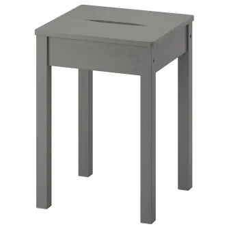 IKEA HAUGA Taburet, gri