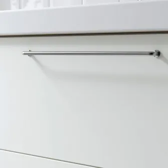IKEA HAVBÄCK / ORRSJÖN Masca+usi/lavoar adanc/baterie, alb, 62x49x72 cm