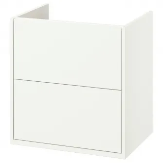 IKEA HAVBÄCK Masca lavoar cu sertare, alb, 60x48x63 cm