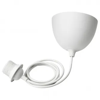 IKEA HAVSDJUP Set cablaj lampa, alb, 1.4 m