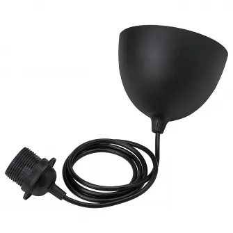 IKEA HAVSDJUP Set cablaj lampa, negru, 1.4 m