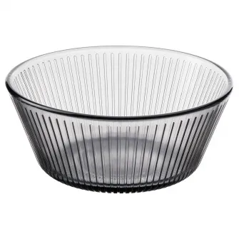 IKEA HAVSGÄDDA Bol, dungat/gri, 12 cm