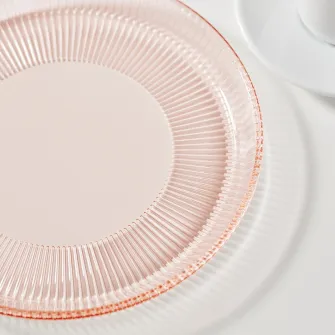 IKEA HAVSGÄDDA Farfurie aperitiv, dungat/roz, 21 cm