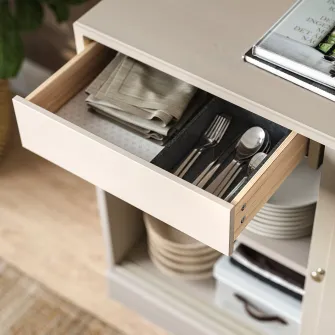 IKEA HAVSTA Corp baza bufet, gri-bej, 121x47x89 cm