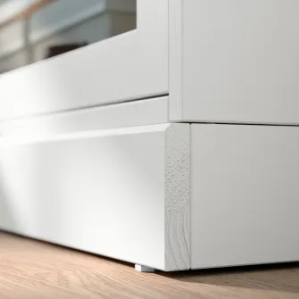 IKEA HAVSTA Plinta, alb, 121x37x12 cm
