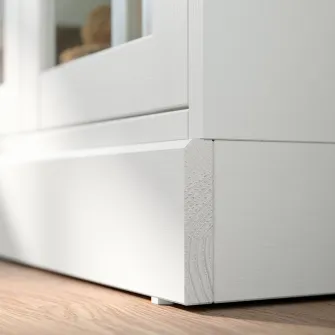 IKEA HAVSTA Plinta, alb, 81x37x12 cm