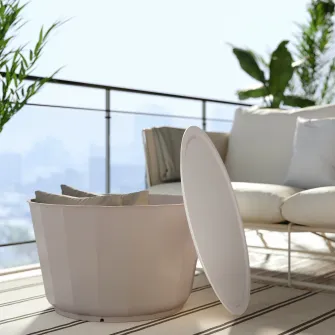 IKEA HAVSTEN / LÅGASKÄR Set mobilier de sezut, 2 locuri, bej/bej