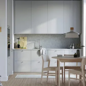 IKEA HAVSTORP Plinta, gri, 220x8 cm