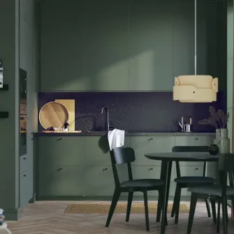 IKEA HAVSTORP Plinta, verde inchis, 220x8 cm