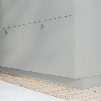 IKEA HAVSTORP Plinta, gri, 220x8 cm