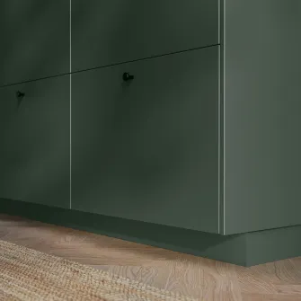 IKEA HAVSTORP Plinta, verde inchis, 220x8 cm