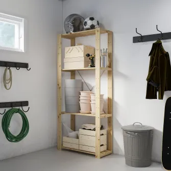 IKEA HEJNE 1 sectiune, lemn conifere, 78x31x171 cm