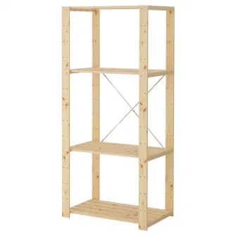 IKEA HEJNE 1 sectiune, lemn conifere, 78x50x171 cm