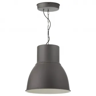 IKEA HEKTAR Lustra, gri inchis, 47 cm