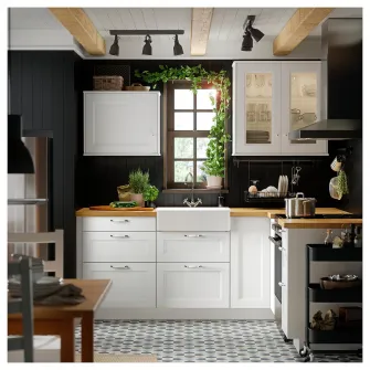 IKEA HEKTAR Sina tavan 3 spoturi, gri inchis