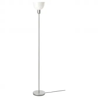 IKEA HEKTOGRAM Lampadar iluminat directionat sus, argintiu/alb