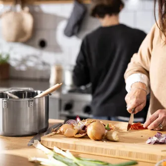 IKEA HEMKOMST Oala cu capac, inox/sticla, 5 l