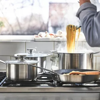 IKEA HEMKOMST Set 7 piese, inox