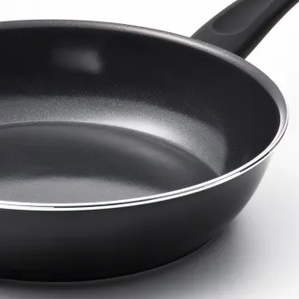 IKEA HEMLAGAD Tigaie cu capac, strat antiaderent negru, 26 cm