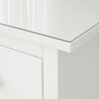 IKEA HEMNES Blat sticla, transparent, 54x38 cm