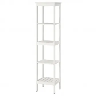 IKEA HEMNES Etajera, alb, 42x172 cm