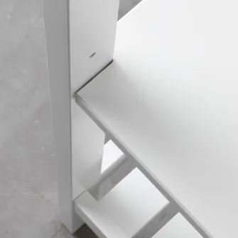 IKEA HEMNES Etajera, alb, 42x172 cm