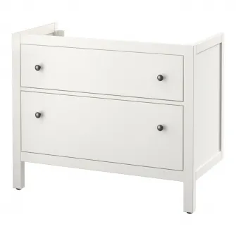 IKEA HEMNES Masca lavoar cu 2 sertare, alb, 100x47x83 cm