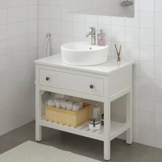 IKEA HEMNES Suport lavoar 1 sertar, alb, 82x48x76 cm