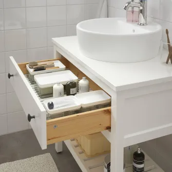 IKEA HEMNES Suport lavoar 1 sertar, alb, 82x48x76 cm