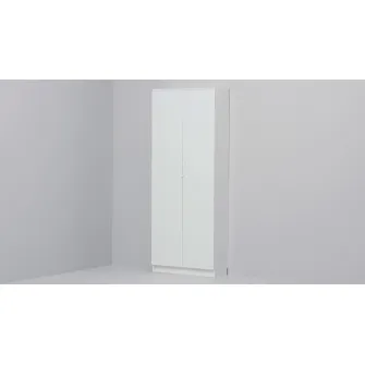IKEA HÖGBO Usa sticla, alb, 40x192 cm